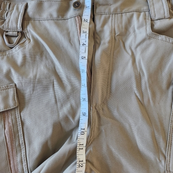 Mens new khaki cargo work pants size Large - Picture 10 of 12